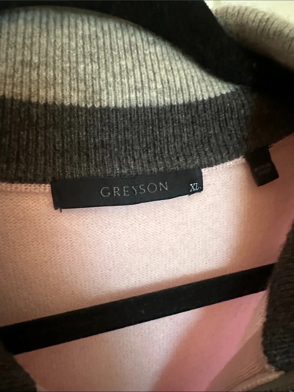Men's Greyson Quarter zip sweater